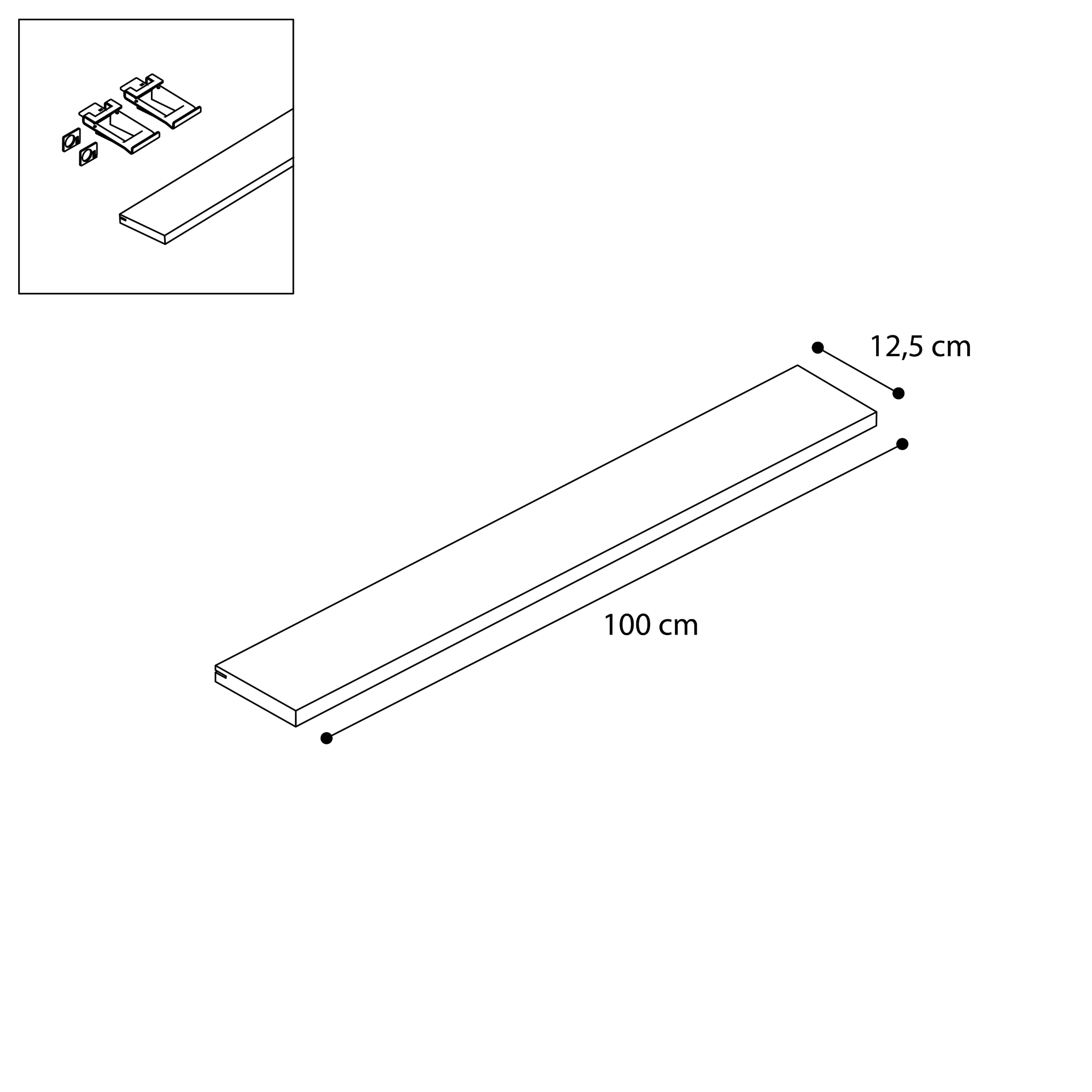 SUNDÅ Regalmodul Duo