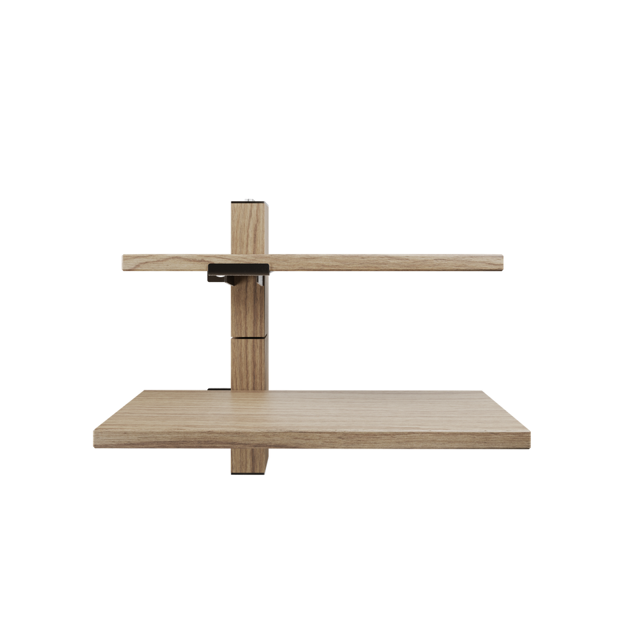 Schwebender Nachttisch Holz